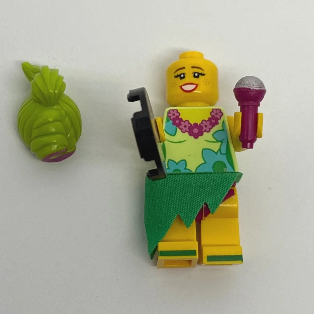 Lego Hula Lula Minifigure The Lego Movie 2 CMF Series 71023 Record Microphone